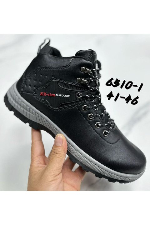 Мужские ботинки ЗИМА 6510-1 черные