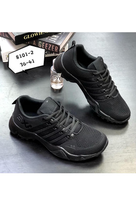 Женские кроссовки 8101-2 черные