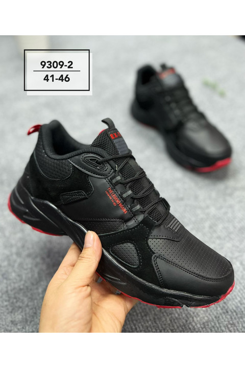 Мужские кроссовки 9309-2 черные