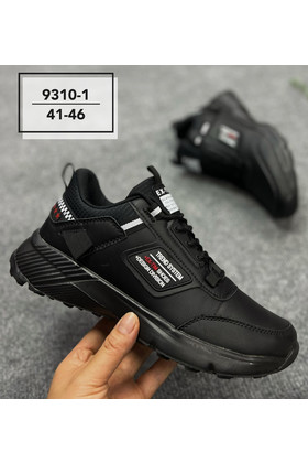 Мужские кроссовки 9310-1 черные