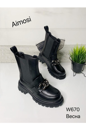 Женские ботинки W670 черные