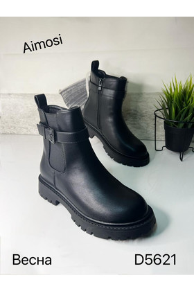 Женские ботинки D5621 черные