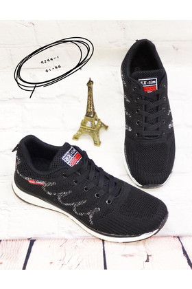 Мужские кроссовки 9244-1 черные