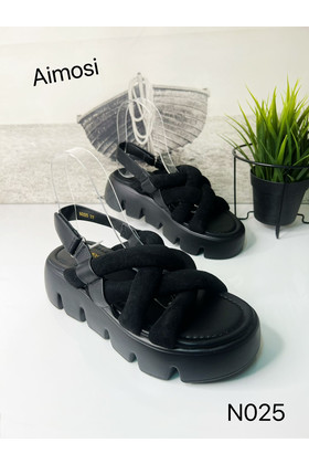 Женские сандалии N025 черные