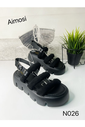 Женские сандалии N026 черные