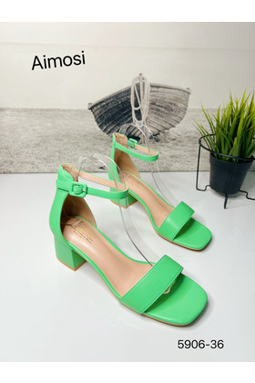 Женские туфли 5906-36 зеленые