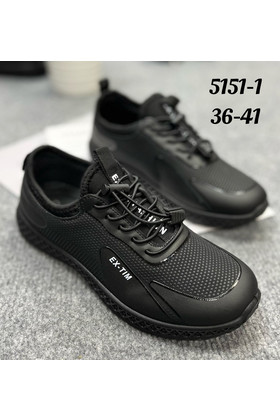 Женские кроссовки 5151-1 черные