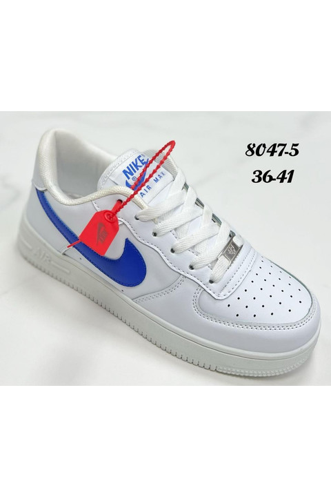 Женские кроссовки 8047-5 бело-синие