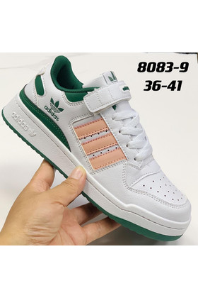 Женские кроссовки 8083-9 бело-зеленые