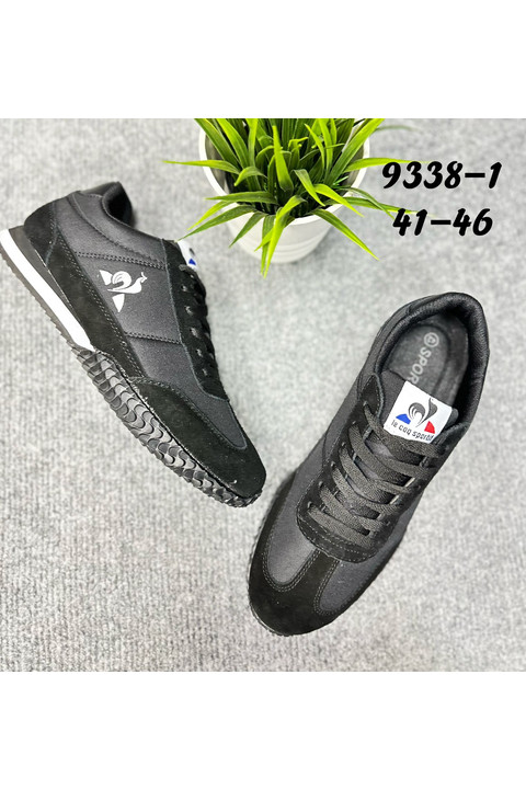Мужские кроссовки 9338-1 черные
