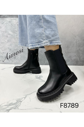 Женские ботинки ЗИМА F8789 черные