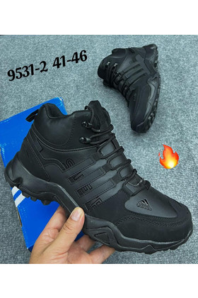 Мужские кроссовки ЗИМА 9531-2 черные